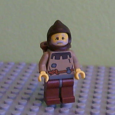 LEGO Minifigure-Fantasy Era - Peasant Male Old-Castle / Fantasy Era-CAS409-Creative Brick Builders